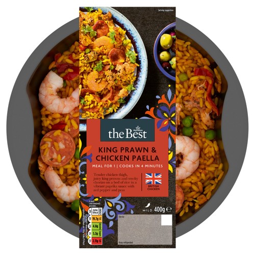Morrisons The Best King Prawn & Chicken Paella 