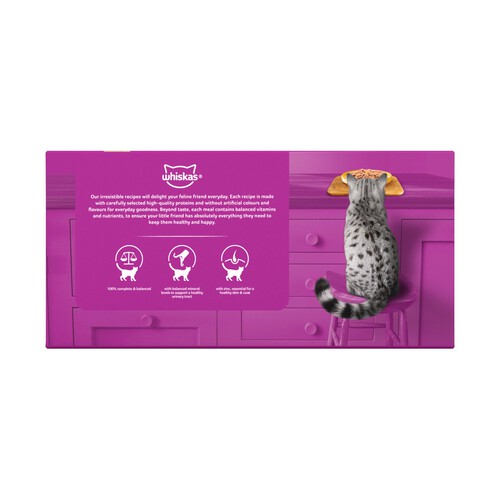 Whiskas Farm Menu Adult Wet Cat Food in Jelly Tin Morrisons Online Groceries Offers