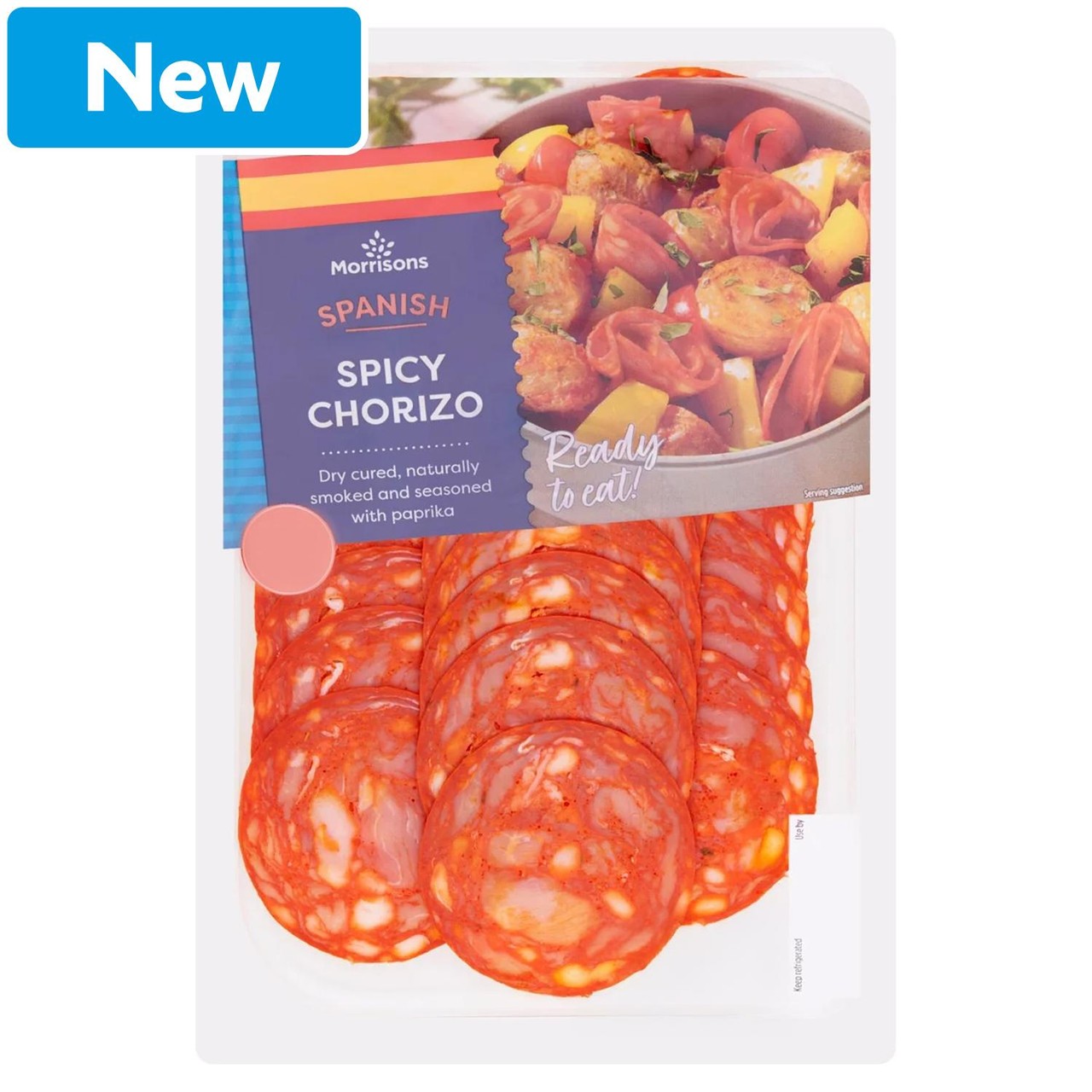 Morrisons Sliced Spicy Chorizo