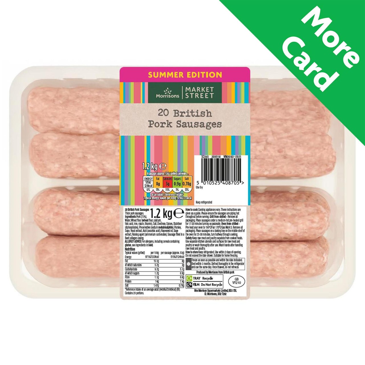 Butchers Selection Pork Sausages 1.2KG