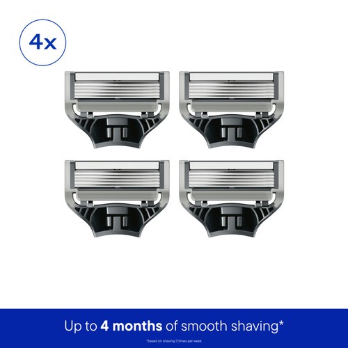 Harry's Men's 5 Blade Razor Refills 4 Pack