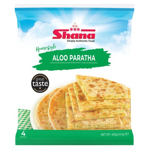 Shana 4 Pack Aloo Paratha 400g