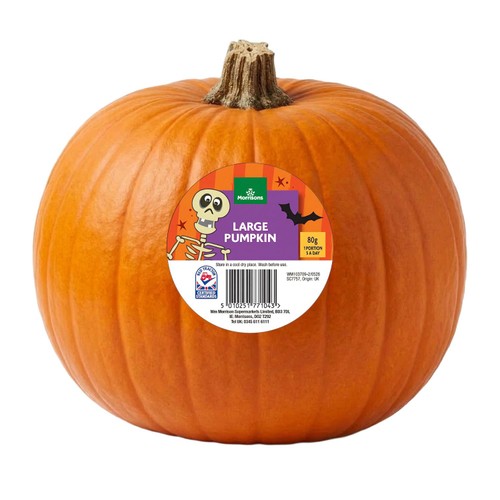 Morrisons Large Pumpkin 20 - 25cm