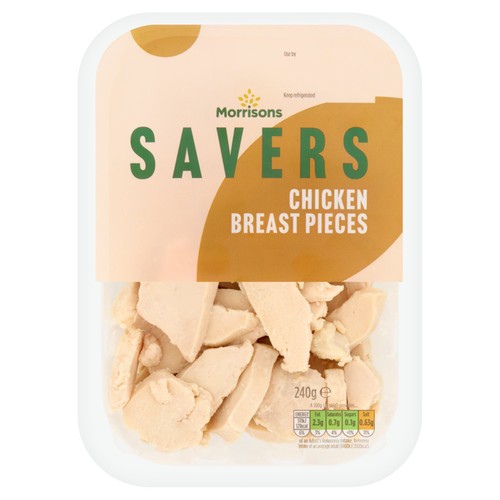 Morrisons Savers Cooked Chicken Breast Pieces 240g