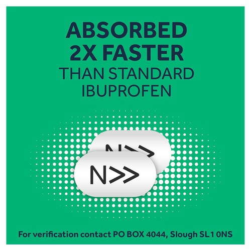 Nurofen Express 256mg Pain Relief Caplets Ibuprofen