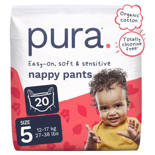 Pura soft comfort nappy pants size 5