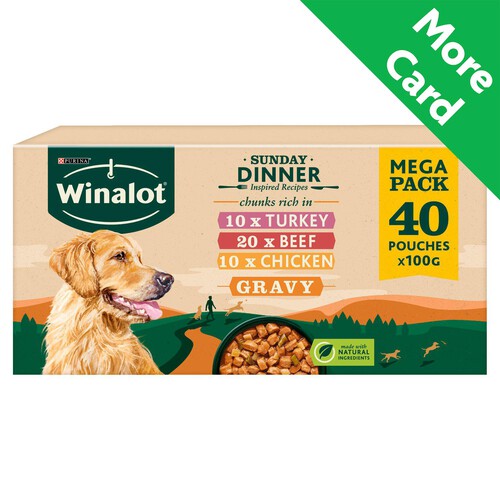 Winalot Sunday Dinner Mixed in Gravy Wet Dog Food