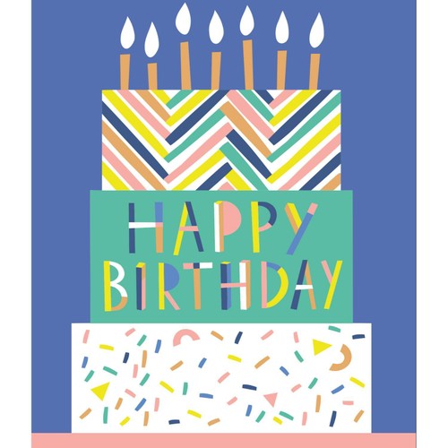 Happy Birthday Cake Card