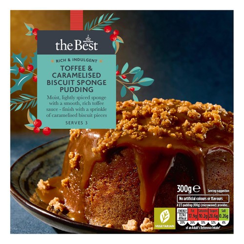 Morrisons The Best Caramelised Biscuit Sponge Pudding 300g