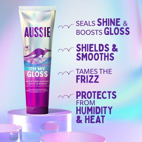 Aussie Oh My Gloss Leave-In Serum 160ml