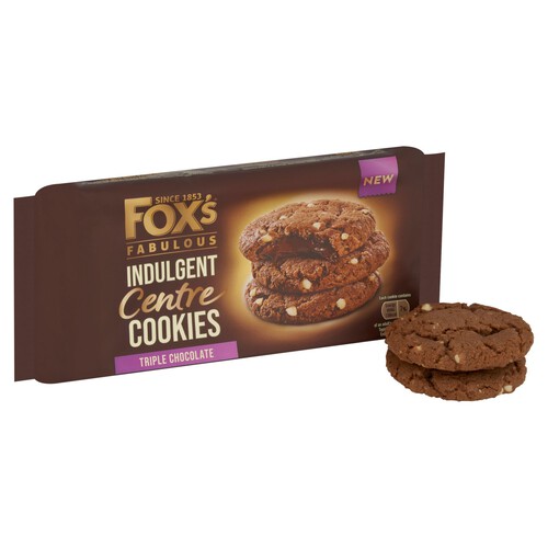 Fox's Indulgent Triple Chocolate Centre Cookies