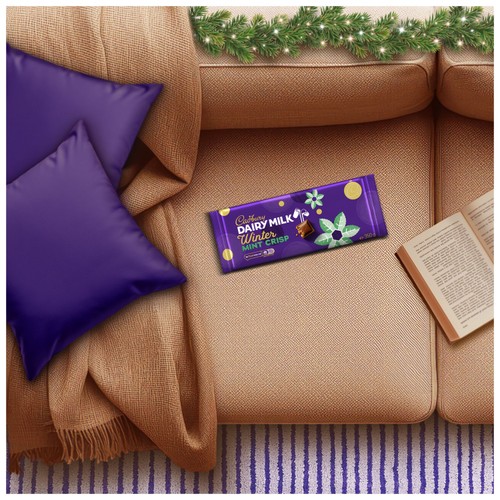 Cadbury Dairy Milk Winter Mint Crisp Bar 350g
