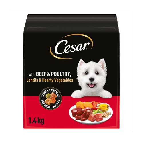 Cesar Dog Complete Dry With Beef, Poultry & Vegetables 