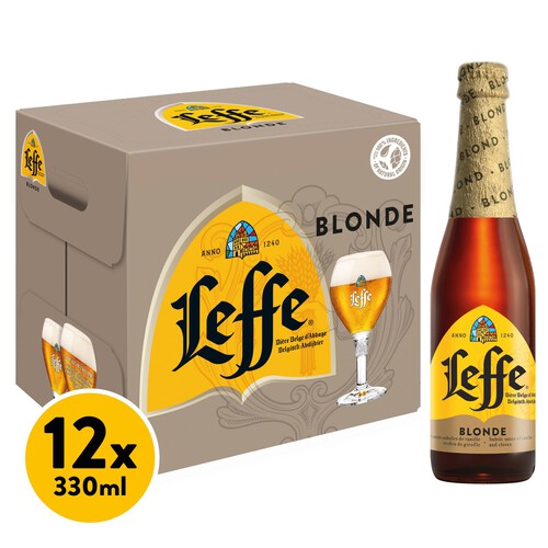 Leffe Blonde Ale Bottles