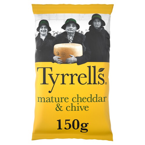 Tyrrells Mature Cheddar & Chive Sharing Crisps 