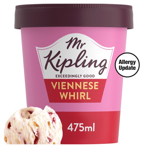 Mr Kipling Viennese Whirl Ice Cream Tub