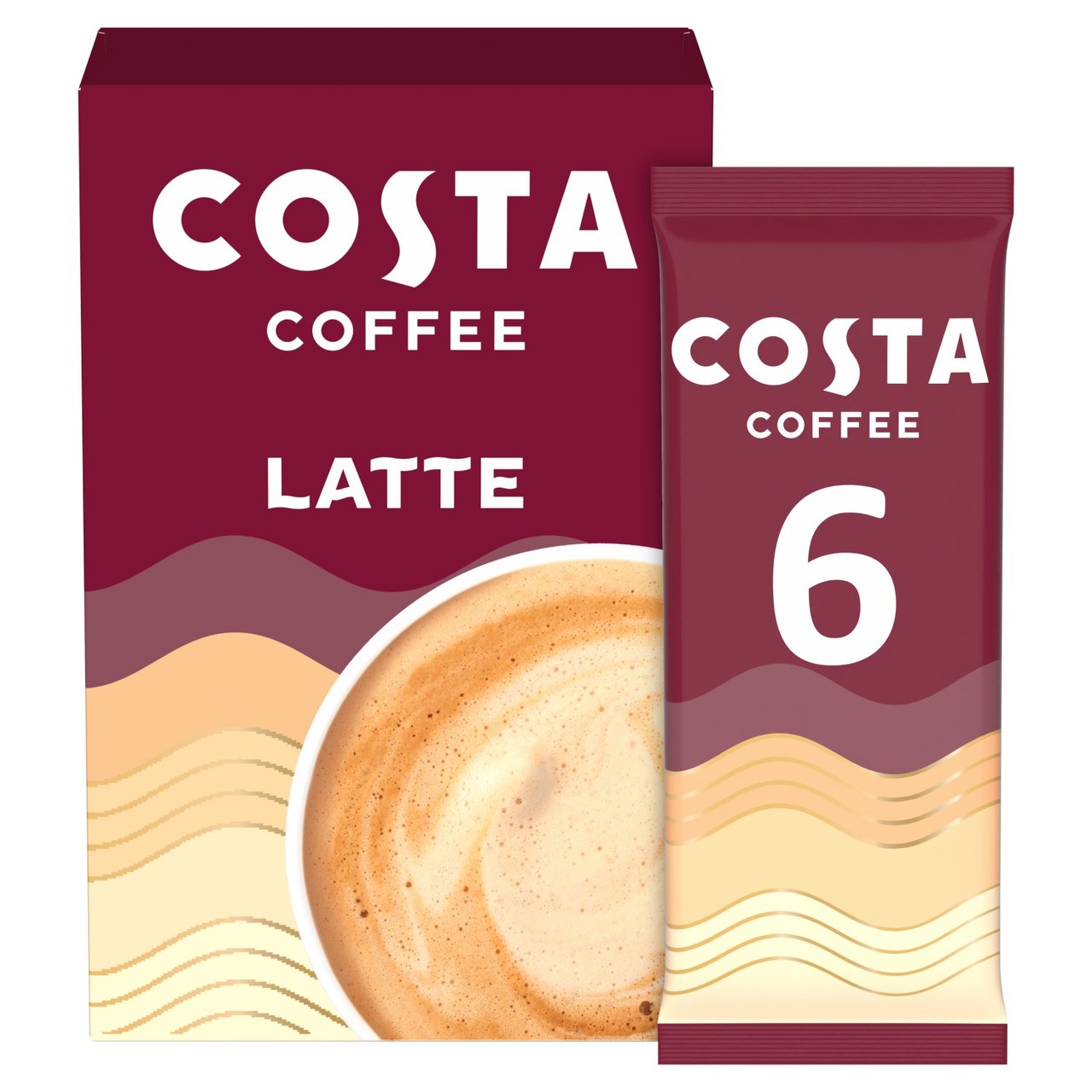 Costa Latte Sachets 6x17g