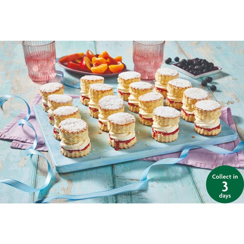 Morrisons Raspberry Mini Sponge Platter