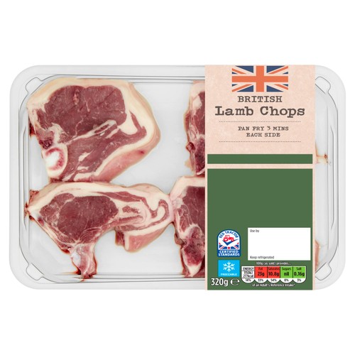 Morrisons British Lamb Chops 320g
