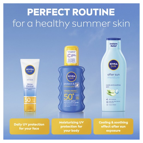 NIVEA SUN Protect & Moisture 50+ Sun Spray