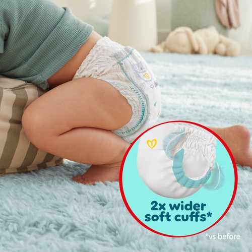 Pampers Premium Protection Nappy Pants Size 5, 27 Nappies Essential Pack