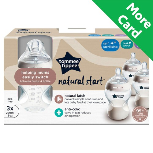  Tommee Tippee Closer To Nature Bottles 0M+