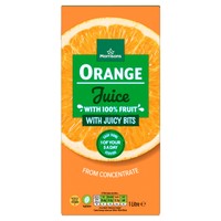 Morrisons Orange Juice with Bits From Concentrate