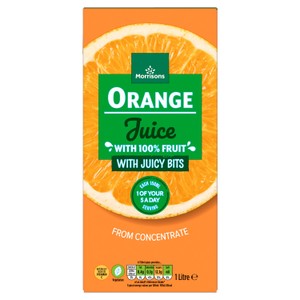 Morrisons Orange Juice with Bits From Concentrate