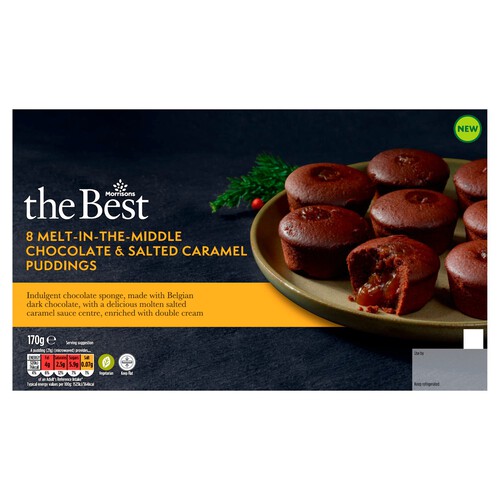 Morrisons The Best Chocolate & Salted Caramel Puddings