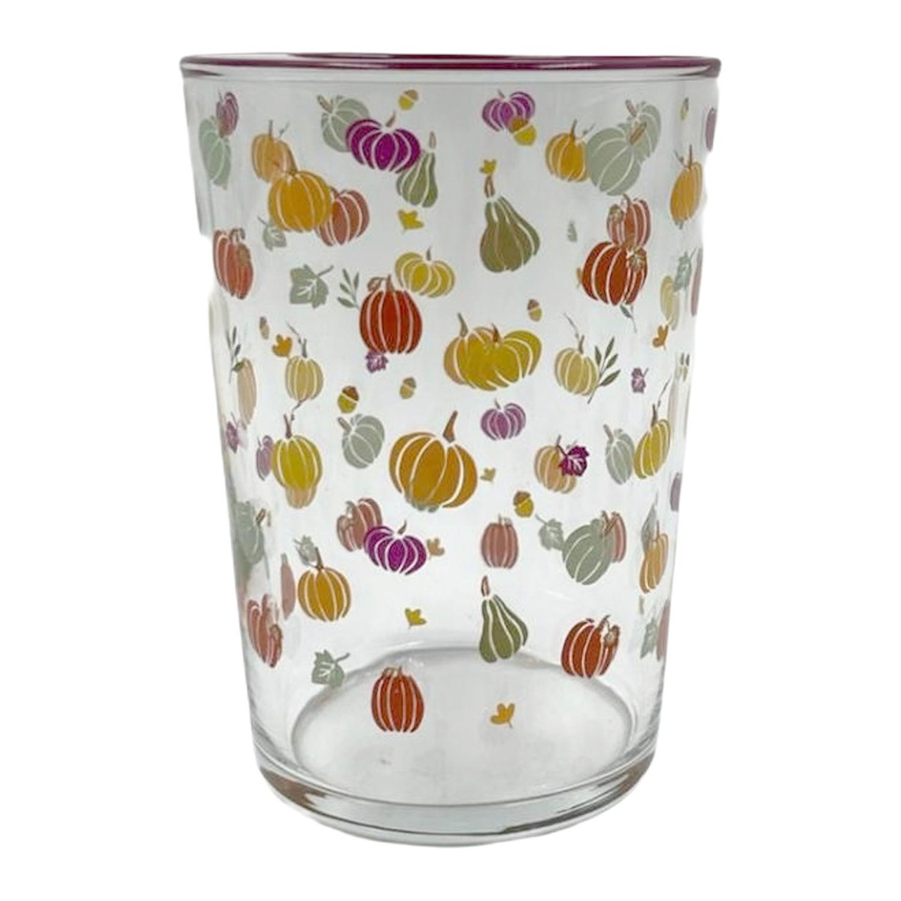 Nutmeg Home Pumpkin Glass Dark Red 510ml
