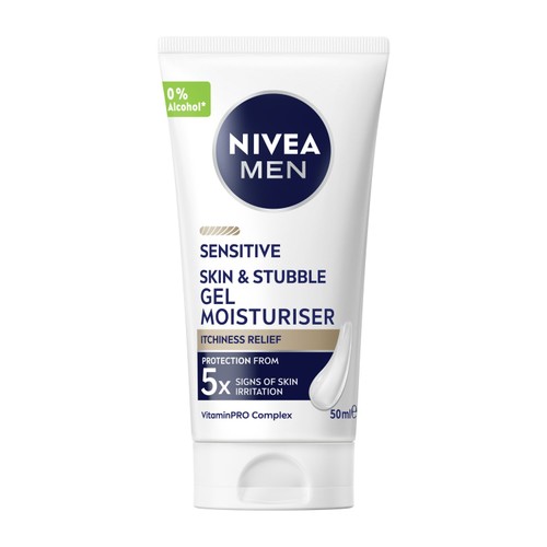 NIVEA MEN Sensitive Skin & Stubble Gel Moisturiser 50ml