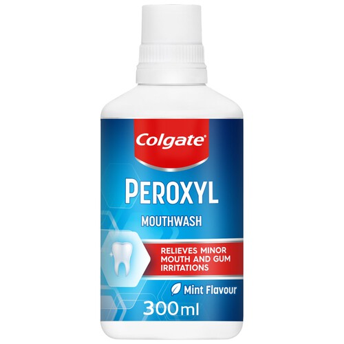 Colgate Peroxyl Medicated Mouthwash Alcohol Free