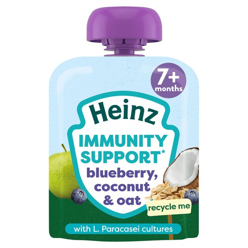 Heinz Baby Pouch Stage 2 Immune Blueberry Coconut & Oat