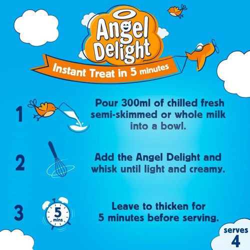 Angel Delight Butterscotch Instant Dessert Mix 59g