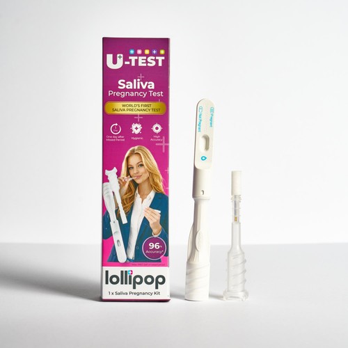 U-Test Lollipop Saliva Pregnancy Test