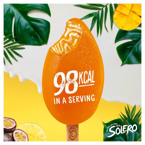 Solero Exotic Ice Cream Sticks 3 x 90ml