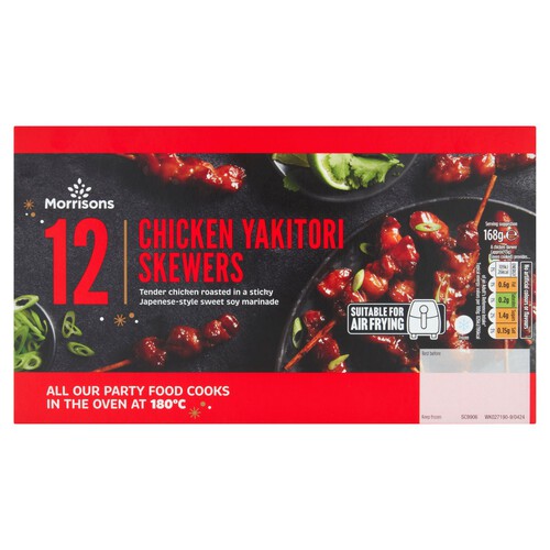 Morrisons 12 Chicken Yakitori Skewers 