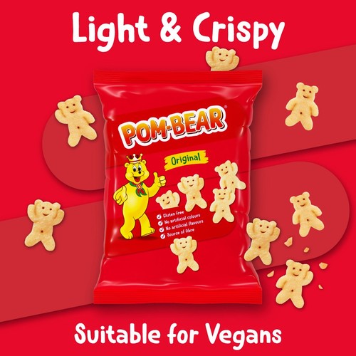 Pom-Bear Original Multipack Crisps 6 Pack x 13g