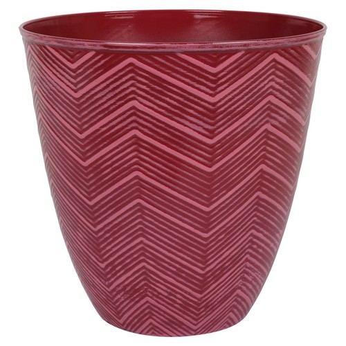 Nutmeg Berry Chevron Pot Large