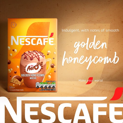 Nescafe Gold Mocha Aero Honeycomb 7 Sachets