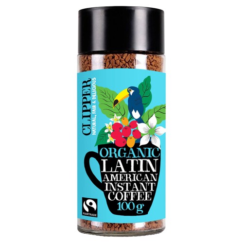 Clipper Fairtrade Organic Latin American Instant Coffee 