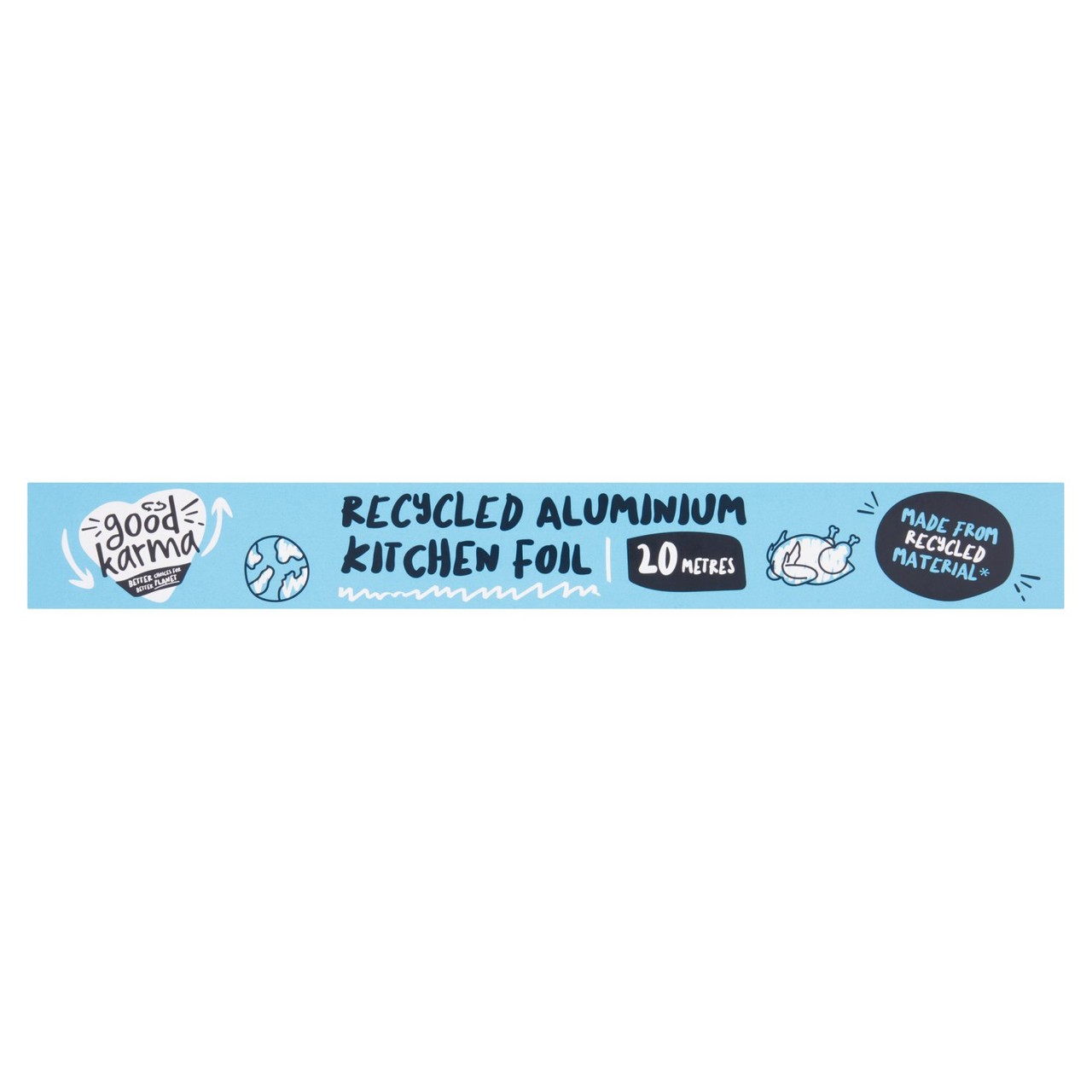 Good Karma Recycled Aluminium Kitchen Foil 20m