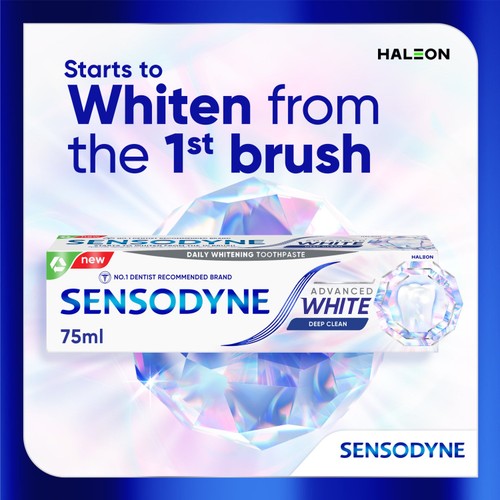 Sensodyne Advanced White Deep Clean Paste 75ml