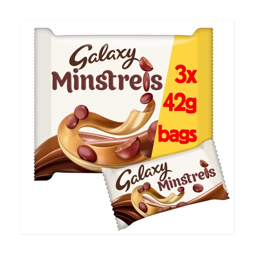 Galaxy Minstrels Milk Chocolate Buttons Bag Multipack 