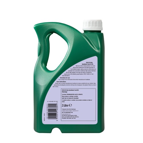 Morrisons 5W-20 Fully Synthetic Ford Oil