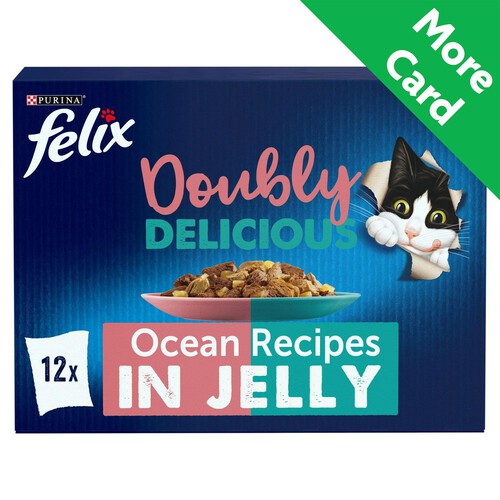 Felix Doubly Delicious Ocean Recipes in Jelly Wet Cat Food