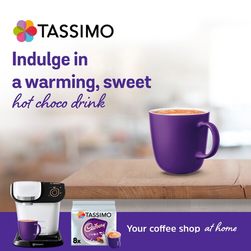 Tassimo Cadbury Hot Chocolate Pods x8