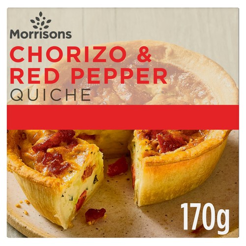 Morrisons Chorizo And Red Pepper Quiche