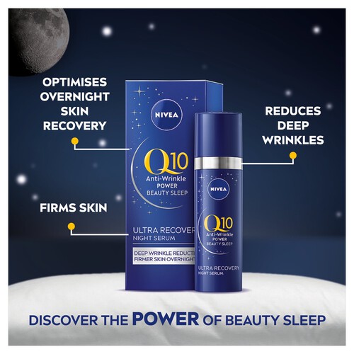 NIVEA Q10 Anti-Wrinkle Power Beauty Sleep Night Serum