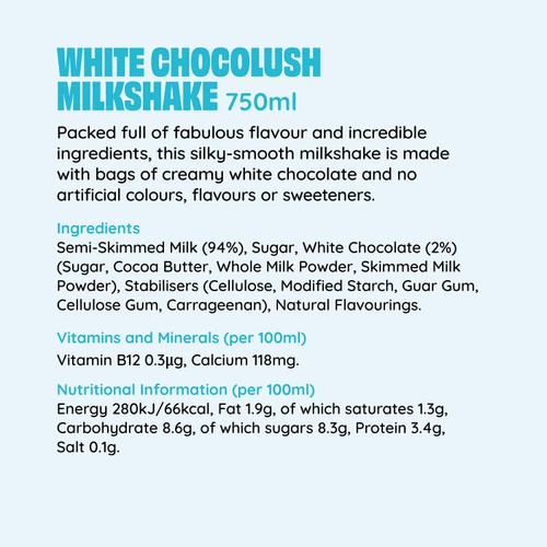 Shaken Udder White Chocolate Milkshake 